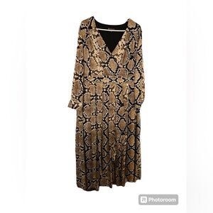 Asymmetrical Snakeskin dress